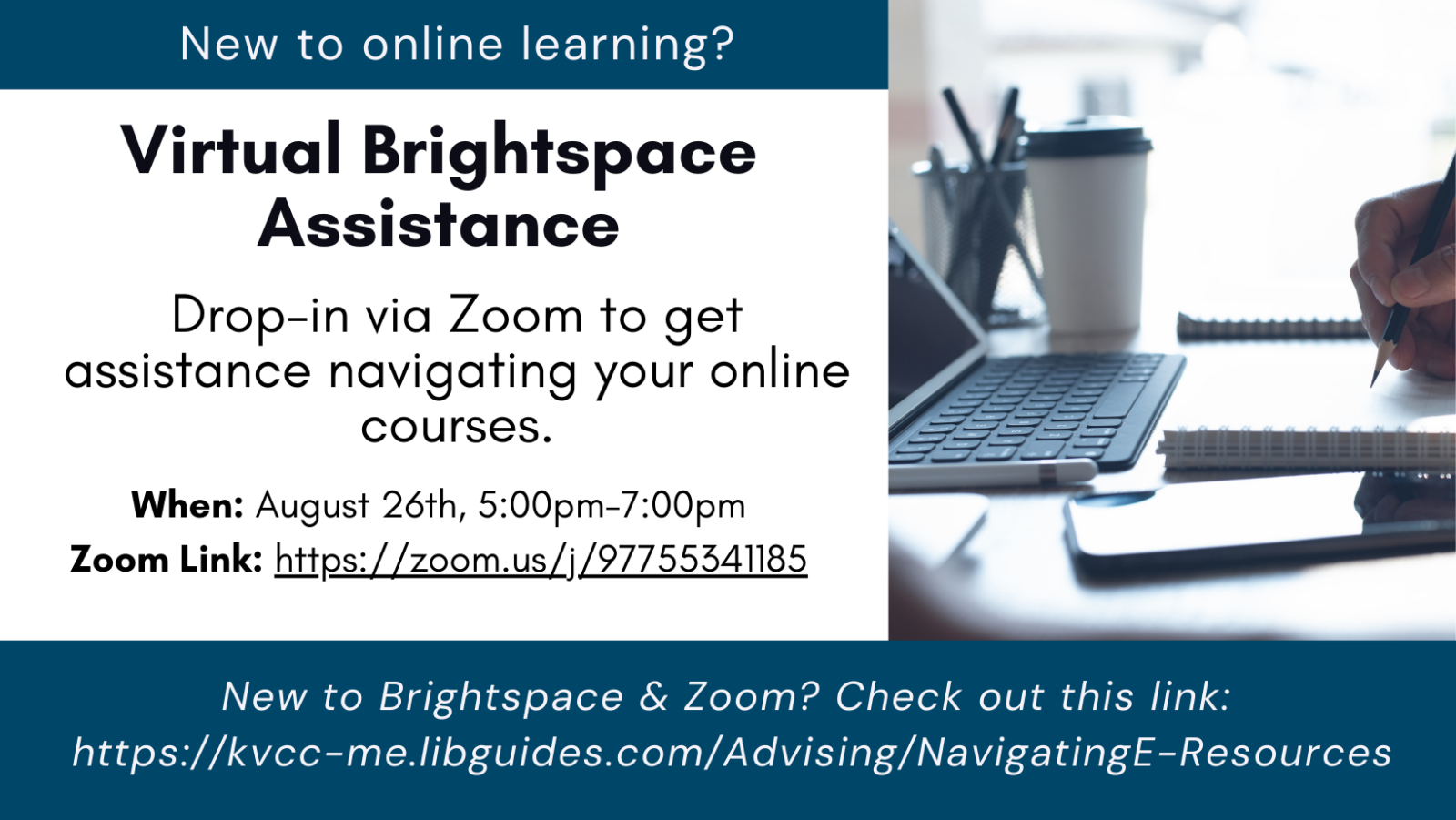 Brightspace Drop-In Support - Details on page