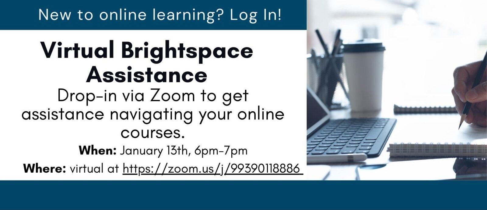 Drop-In Brightspace Assistance Flyer