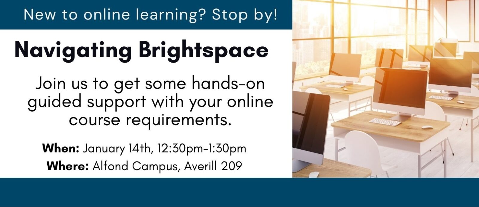 Drop-In Brightspace Assistance Flyer